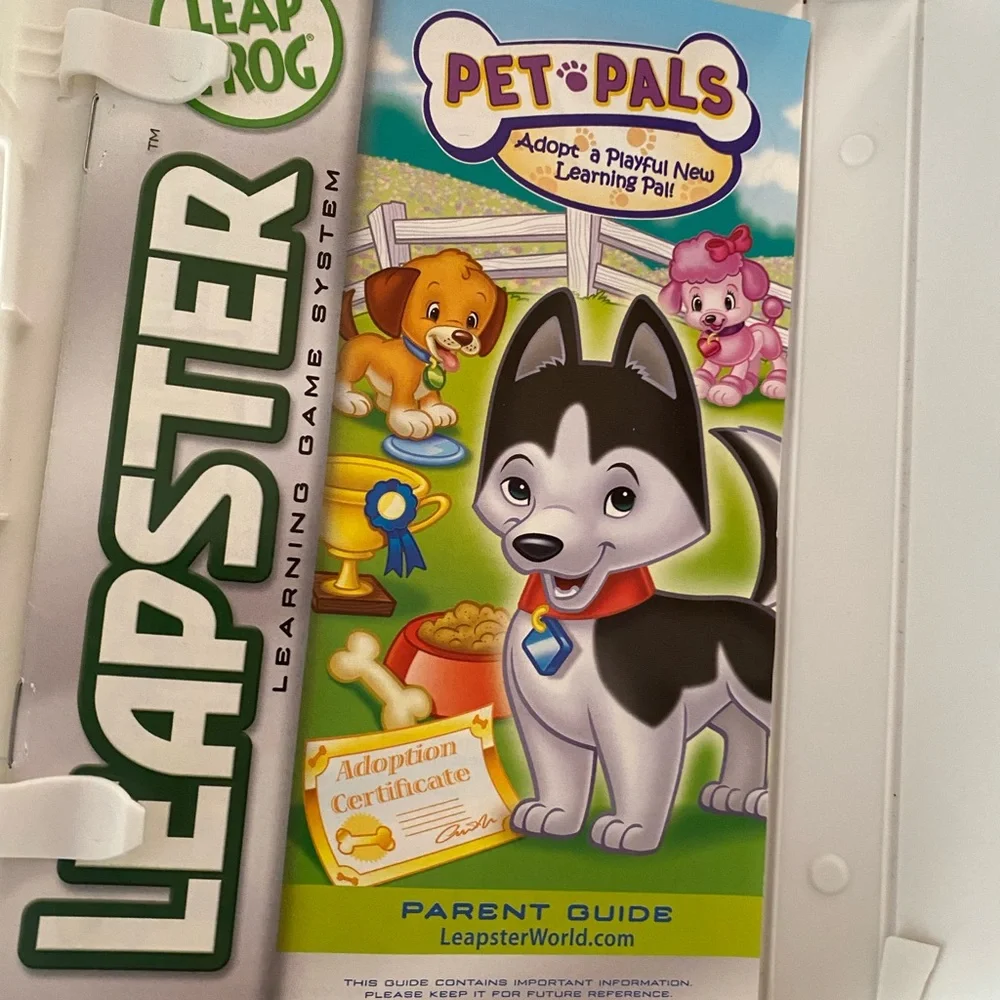 Leapfrog Leapster Pet Pals Game Pre K-1st grade ages 4-7